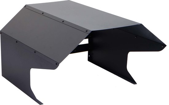 Cosmo Casa Robotmaaier Garage - Dakbescherming Voor Grasmaaiers - Metaal - 40x59x69cm - Antraciet van Cosmo Casa