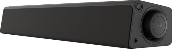 Creative Stage SE Mini Soundbar met Bluetooth (Zwart) - Compacte soundbar voor onder de monitor met Bluetooth 5.3 van Creative