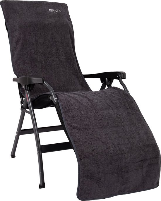 Crespo - Badstof stoelhoes L - Relaxstoelen - Grijs van Crespo