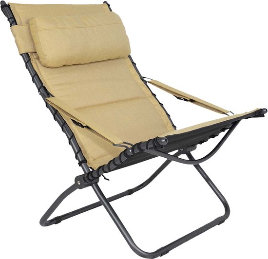 Crespo - Loungestoel - AP/262 - Tex-Comfort - Geel