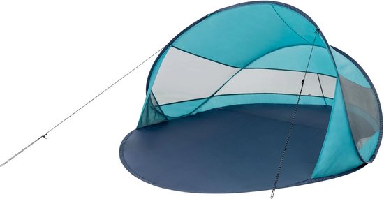Crivit Pop-up Strandschelptent - Wind - en Zonbescherming - Blauw - 220 x 120 x 100cm van Crivit