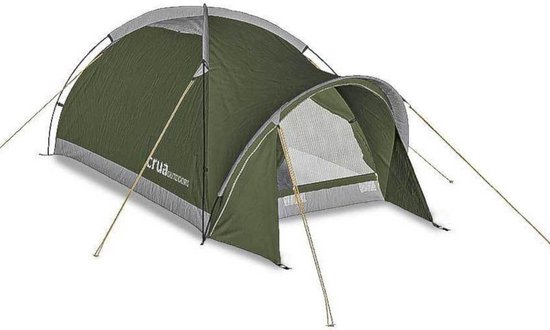 Crua Outdoors Duo - lichtgewicht hiking tent - 2 persoons - 3 kg - Groen van Crua