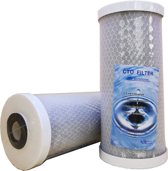 CTO drinkwater filter patroon 10inch/25cm - 5 micron van EcoMulti