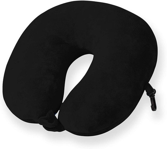 Cuddlebug Reiskussen Nek kussen - zwart - R pet van Cuddlebug