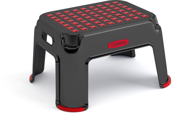 Curver Opstapje Premium - Krukje - 36x43x24 cm - 150kg draaggewicht van Merkloos