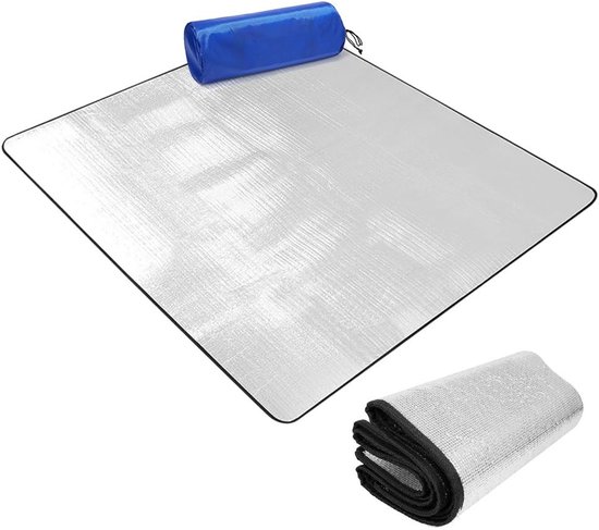 Dailygoods - Aluminium Camping Mat 200 x 200 cm - Lichtgewicht en Vouwbaar