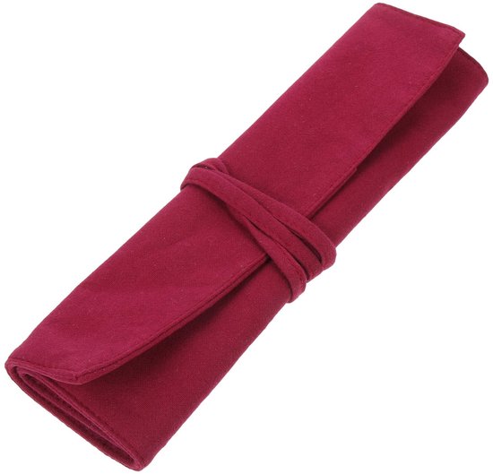 Dailygoods - Dailygoody - Draagbare bestektas - Organizer voor camping - Rood - Bestekopslag - Lichtgewicht en praktisch - Geschikt voor outdoor en huishouden