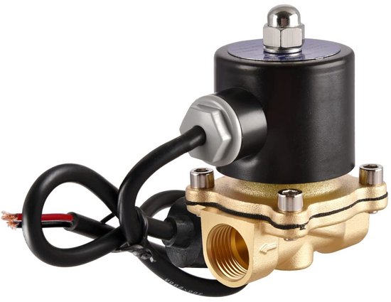 Dailygoods - Dailygoody - Solenoid Ventiel - Water - Directe werking - PT 1/2 inch - Gas - Vervangingsventiel - Geschikt voor lucht en gas - Model 2W-160-15J