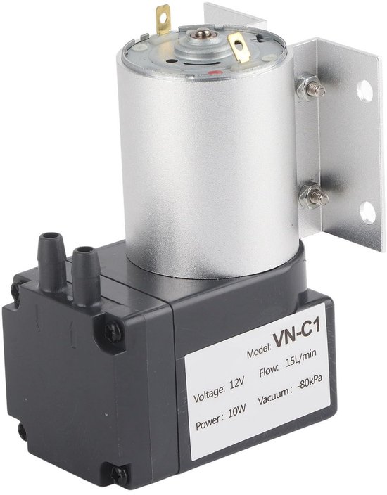 Dailygoods - Dailygoody - Vacuümzuigpomp - Negatieve Druk - Stabiele prestaties - DC12V - Gasanalyse - Laag geluidsniveau - Geschikt voor bemonstering - Compact fo