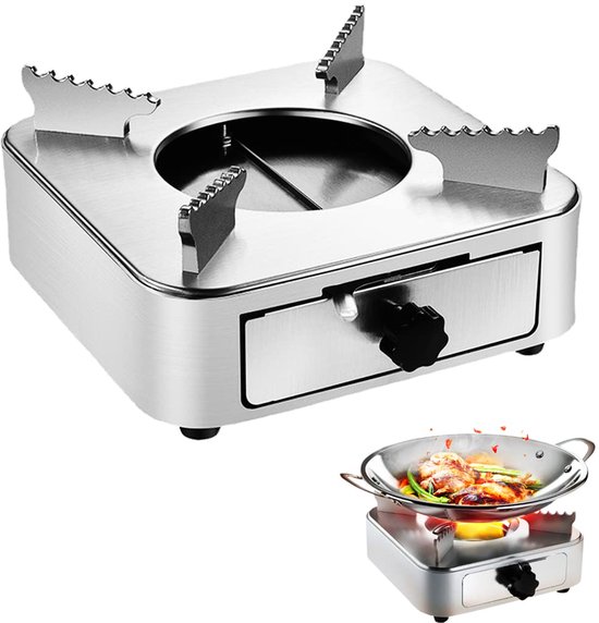 Dailygoods - Draagbare Camping Kooktoestel - Spiritus Branders voor Binnen en Buiten