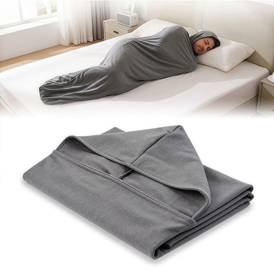 Dailygoods - Draagbare Slaapzak Pod met Capuchon - Lichtgewicht Polyester voor Reizen en Thuisgebruik