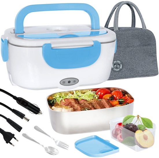 Dailygoods - Elektrische Lunch Box Food Warmer - 1.5L Voor Thuis en Auto