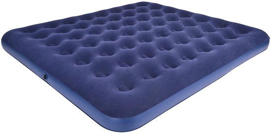 Dailygoods- Luchtmatras Dubbel 203 x 183 x 22 cm - Opblaasbaar Bed - Camping Matras - Gratis Vervangingsservice - Ductiel PVC - Snelle Opblaastijd - Opblaasbed