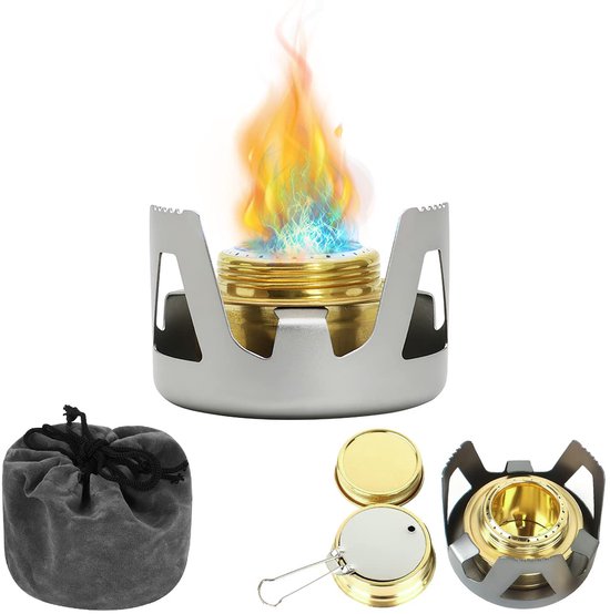 Dailygoods - Mini Spiritusbrander - Draagbaar Kooktoestel voor Buiten