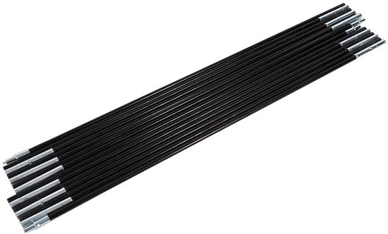 Dailygoods- Ondersteuningsstaaf 3,2M - 2 Stuks - 7 Secties - Glasvezel - Opvouwbaar - Duurzaam in gebruik - Tentstok