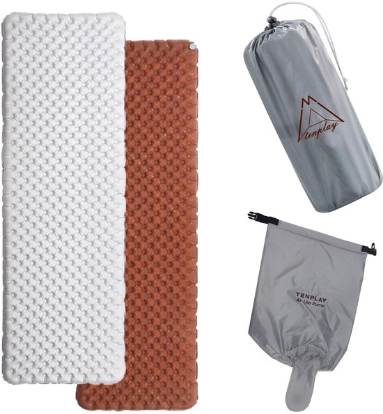 Dailygoods - Opblaasbare Slaapmat Aluminiumfolie - Ultralicht en Waterdicht