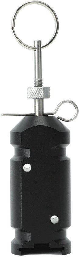 Dailygoods- Perimeter Alarm 360° Dekking - Beveiligingsreisdraadalarm - Campingwaarschuwingssysteem - Aluminiumlegering - Compact en Intuïtief - Betrouwbaar Waarschuwingsmechanisme - Beveiligingsalarm