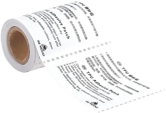 Dailygoods- Reparatieset TPU - Duurzame Reparatie Tape - Luchtbedden - Zwembaden - Opblaasbare Producten - Eenvoudig in Gebruik - Reparatietape