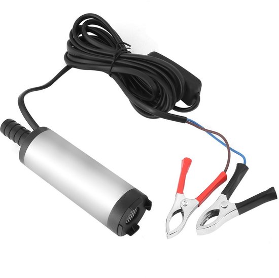 Dailygoods - Rvs Waterpomp - Elektrische Diesel Pomp - Submersible Water Pump - 12V - Kerosine Pomp - Voor Agrarisch Gebruik - Staal