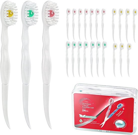 Dailygoods- Tandenborstel 5-in-1 - Mini Tandenborstels - Reis