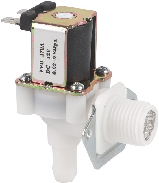 Dailygoody - Elektrische Solenoïde Ventiel 12V DN15 - Normaal Gesloten Waterinlaat - Betrouwbaar - Compact - Efficiënt - Ideaal voor irrigatie en wate...