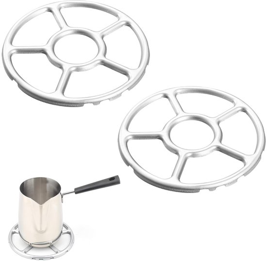 Dailygoody - Gasfornuis brander - Wok ring - Duurzaam en hittebestendig - 20 x 15 cm - Pannendrager - Geschikt voor kooktoestel - Standaard model