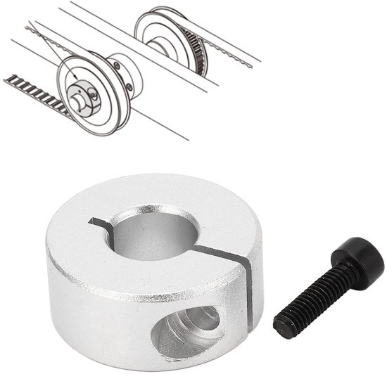 Dailygoody - Gedeelde stelringen - 12 mm - Aluminiumlegering - Diepteaanslagringen - Klemring voor steekwagens - Geschikt voor bolderkar van Merkloos