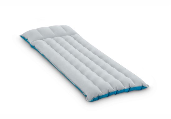 Dailygoody - Opblaasbaar campingmatras - Lichtgewicht en draagbaar - Grijs - Comfortabel slapen - Ideaal voor kamperen - Geschikt voor volwassenen - 1...