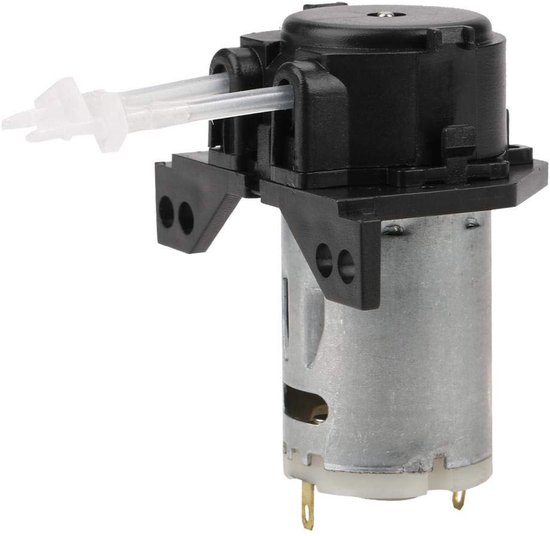 Dailygoody - Peristaltische Dosering Pomp - Aquariums - 12V - Zwart - Chemische Analyse - Voor Laboratorium - 1 x 3 van Merkloos