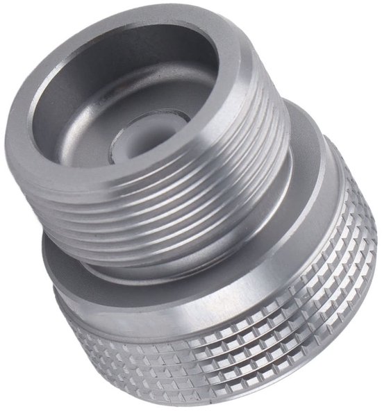 Dailygoody - Propaan Tank Adapter - Camping Gas Converter - Veilig en efficiënt - Zilver - Ideaal voor buitengebruik - Perfect voor camping en picknic