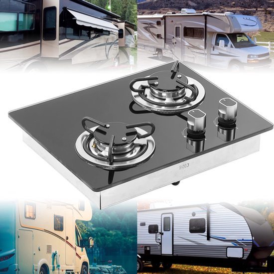 Dailygoody - Rv Gasfornuis - Gas Cook - Ideaal voor Outdoor Koken - 2