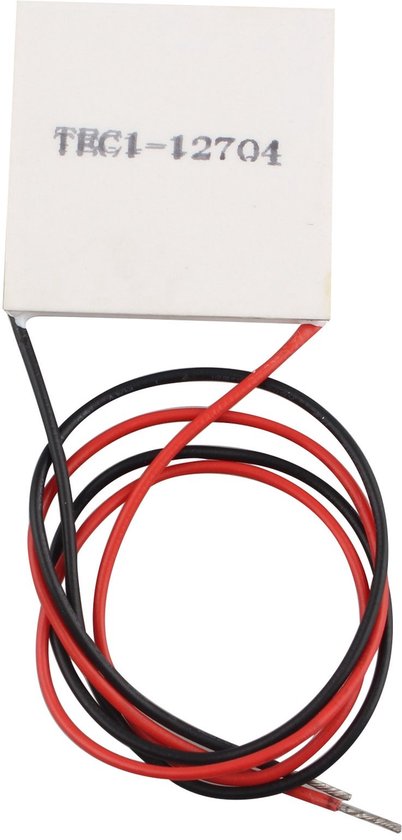 Dailygoody - TEC1-12704 Heatsink - Thermo-elektrische Koeler - Compact en Eenvoudig te Installeren - 12V 36W - Koelpeltier Plaat Module - Geschikt voo