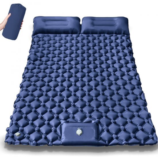 Daity Slaapmat zelfopblazend - Extra groot formaat - Outdoor Slaapmat 1/2 Persoons - Camping matras - Slaapmatje - Lichtgewicht & Compact - Scheurbestendig