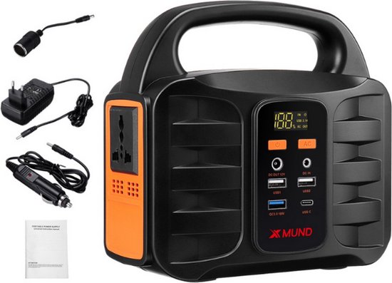 Dakta® Solar Generator - 155Wh - Camping - Draagbare Batterij - Zonne-energie - Solar Batterij - Accu - Kamperen | van Dakta