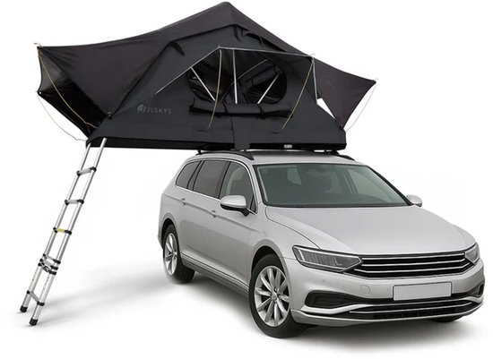 Daktent Lago - 2-personen - Incl. Matras - Zwart van Merkloos