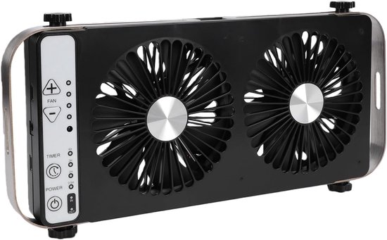 Dakventilator Camper - RV Ventilator - Binnenklimaat Verbeteren - 4 Snelheidsinstellingen - 375x372x180mm - Wit