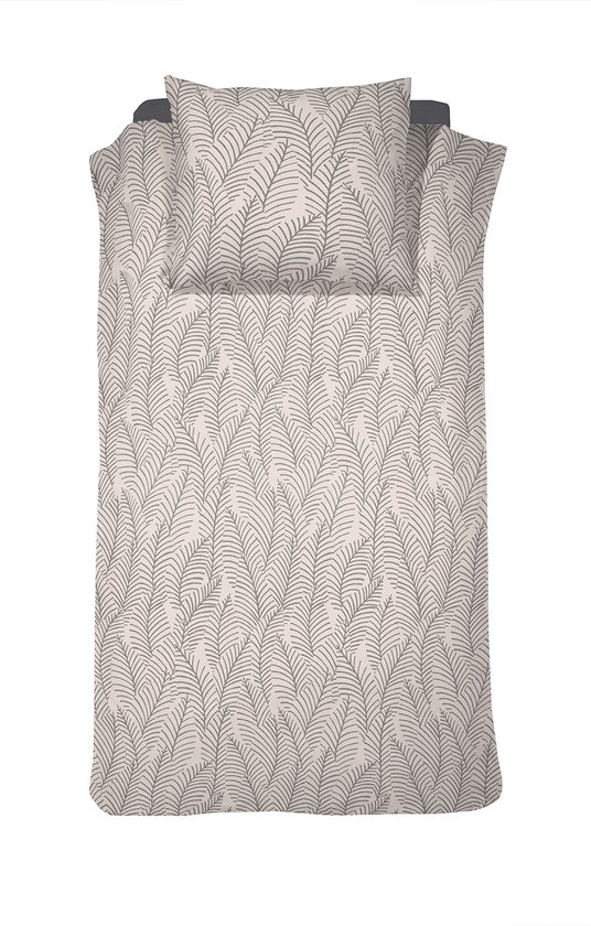 Damai Bellezza - Dekbedovertrek - Satijn - 140x200/220 cm - Cream + 1 kussensloop 60x70 van Merkloos