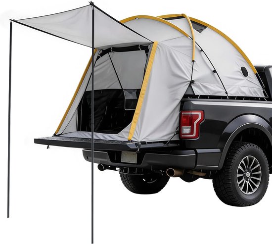 Danky Auto Campingtent-Tent Voor Auto-Pickup Tent 210D Oxford - Laadbak Luifel Waterdicht UV-bestendig met Steunpoten - 315×180×170cm - Incl. Luifelstokken