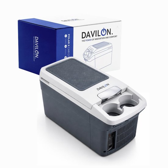 Davilon Koelbox 6L – Supersnel Koelen & Verwarmen – 12V autokoelbox van Merkloos