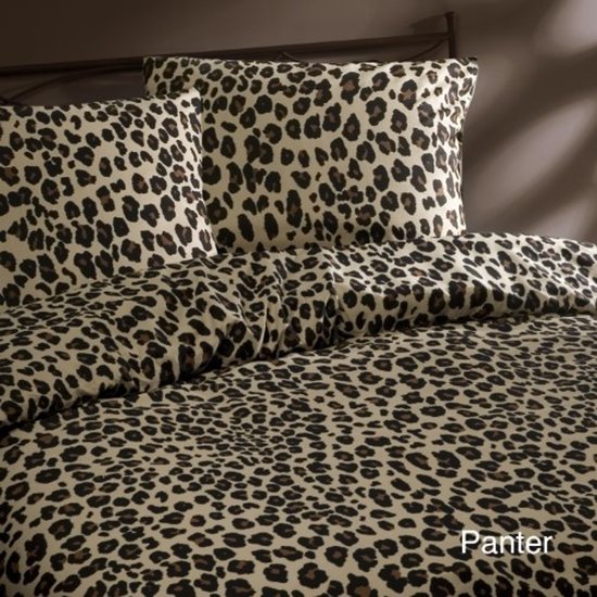 Day Dream Panter - Dekbedovertrek - Tweepersoons - 200x200/220 cm - bruin