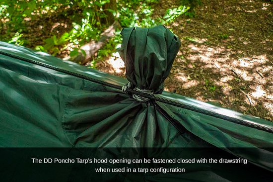 DD Poncho Tarp - poncho en tarp in één van DD Hammocks