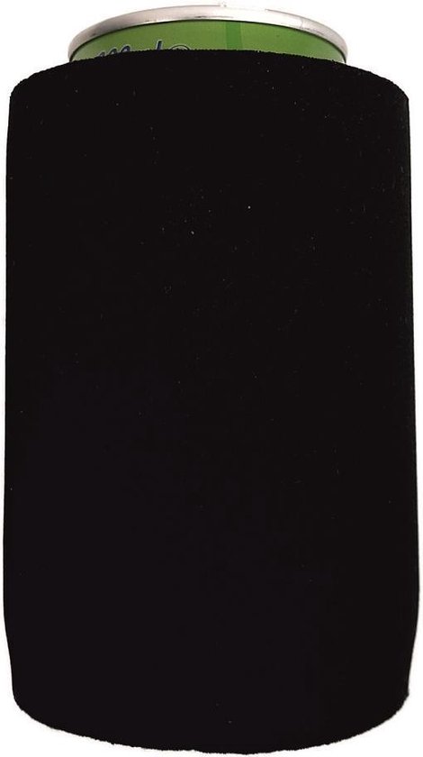 De Originele STUBBIES Blikjes Koelhoud hoesjes - 6 stuks - Zwart - Neopreen van STUBBIES