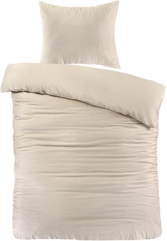 Decoware Dekbedovertrek Panter 140x200 cm - Beige - Microvezel - Met Kussensloop - Eenpersoons