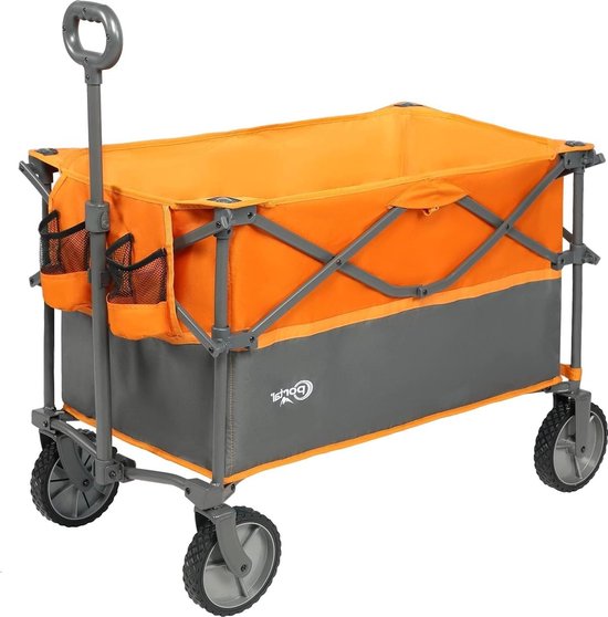 Deeper Festival Trolley 228L Grotere Capaciteit Opvouwbare Camping Tuin Strand Trolley - Heavy Duty Pull along Cart Opvouwbare Wagon met Wielen - Opvouwbare Picknick Trailer Hand Truck Grote handwagen van Deeper