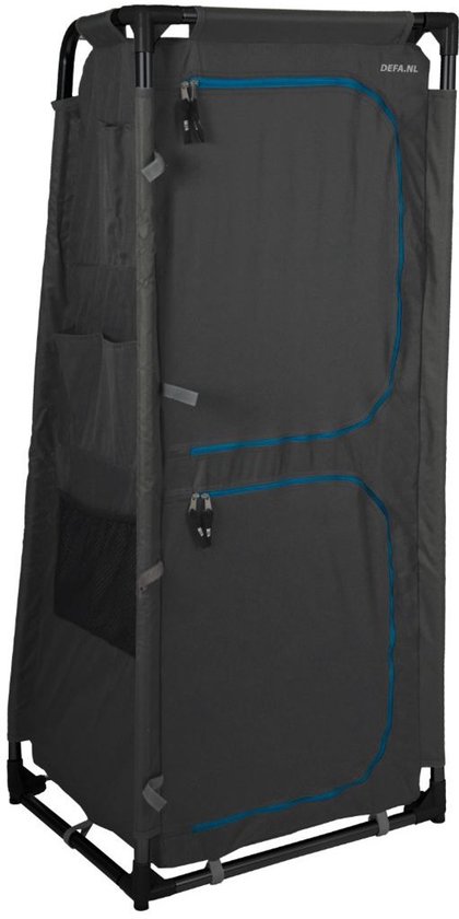 Defa Blue Line 140 - Campingkast - Schuin model - Aluminium frame - 4 opbergvakken