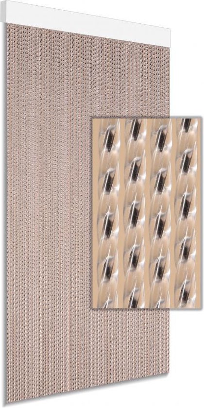 DEGOR Vliegengordijn Caravan Milan Zwart 60x190 van DEGOR