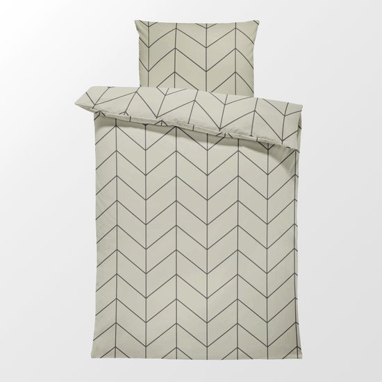 Dekbedovertrek 100% Katoen Premium - 140 x 200cm - 1 persoon - Grate van Dreamhouse