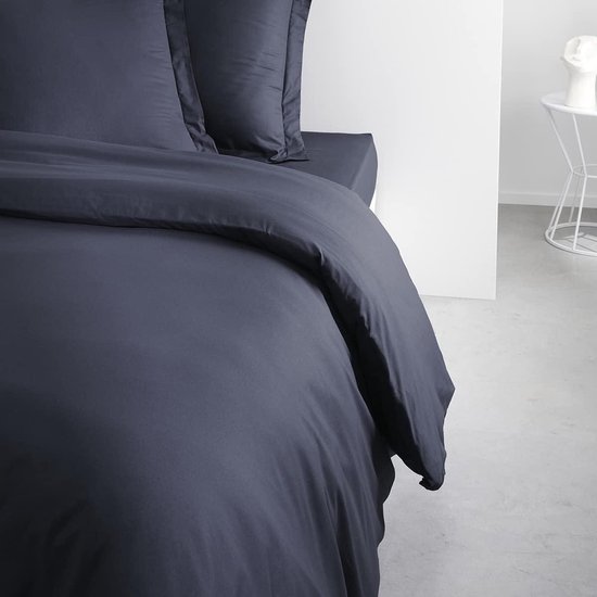 Dekbedovertrek Katoen - Katoenen Dekbedhoes - Comfortabel Slapen - 100% Katoen - 220 x 240 cm - Marineblauw