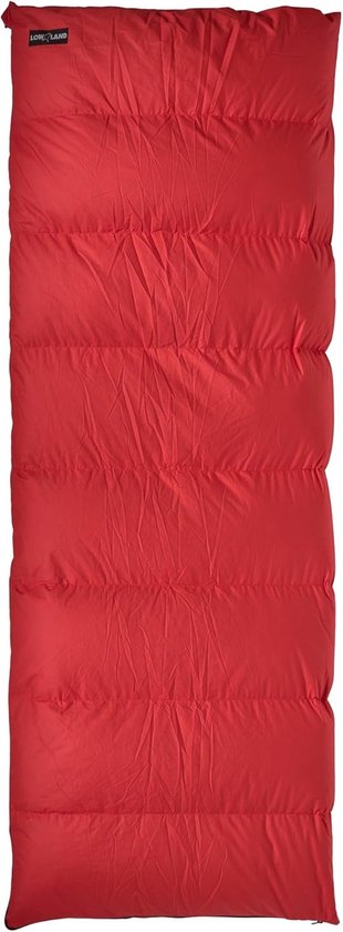 Dekenmodel Slaapzak - Kampeerzak Dekbed - Kamperen en slapen - Aanritsbaar met andere zak - 210x80 cm - Rood