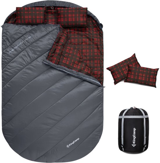 Dekenslaapzak Freespace Double voor 2 personen - Tweepersoonsslaapzak -8 °C